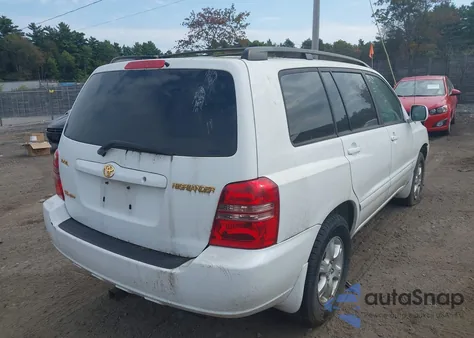 2001 Toyota Highlander V6 z USA, uszkodzony, nr VIN JTEHF21AX10011752